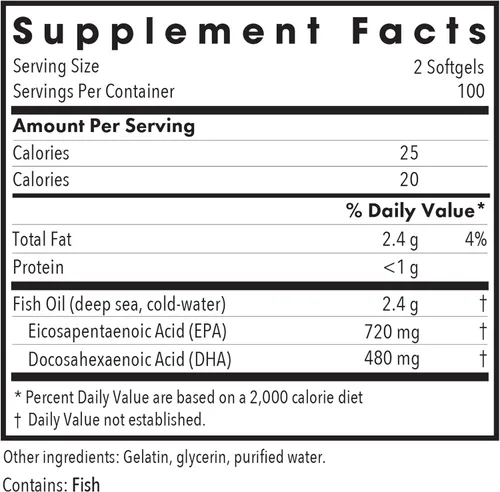 Miniatura 2 de Allergy Research Group - Super EPA - Aceite de pescado Omega 3, anchoas de origen sostenible - 200 cápsulas blandas