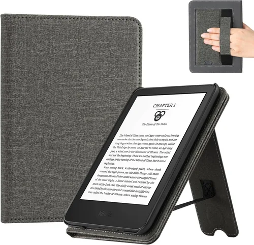 Miniatura 20 de CoBak Case for 6" E-Reader - PU Leather Smart Cover with Auto Sleep/Wake & Hand Strap