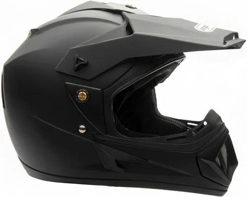 Miniatura 5 de MMG Casco todoterreno para motocicleta para adultos, DOT – MX ATV Dirt Bike Motocross UTV – con gafas Negro mate