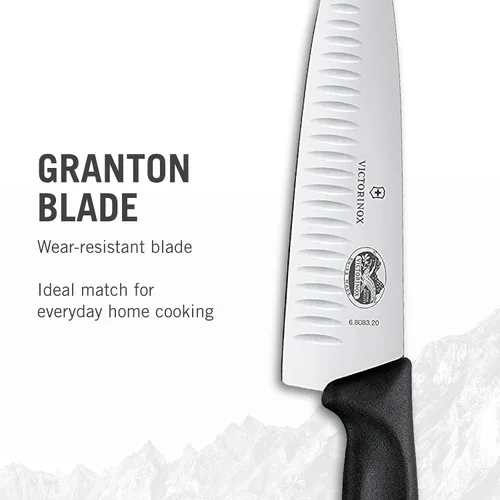 Miniatura 2 de Victorinox Swiss Classic - Cuchillo de chef de 8 pulgadas con borde Granton