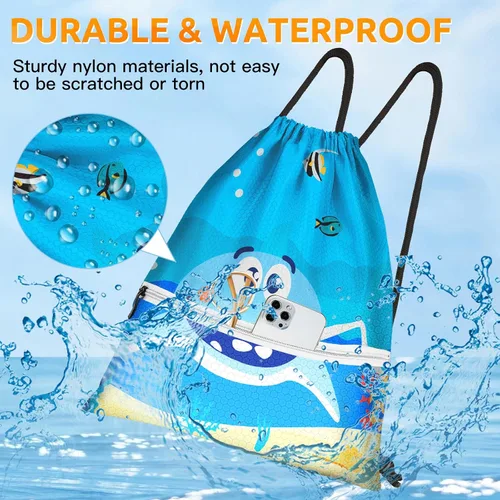 Miniatura 2 de Mochila con cordón bolsa de cuerda, Big Shark, Classic