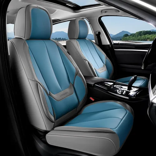 Miniatura 20 de Coverado Juego completo de fundas de asiento de automóvil, fundas de asiento para automóviles, fundas de asiento de coche beige para asientos