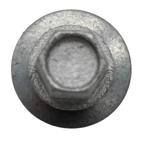Miniatura 3 de Tornillos para techo de metal: (250) 10 x 1 sin pintura galvanizados con cabeza hexagonal para techo de chapa. Tornillos autoiniciados de metal