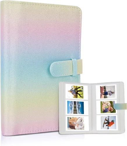 Miniatura 13 de Mini álbum de 108 bolsillos compatible con película Fujifilm Instax Mini, adecuado para Instax Mini 12/11/7+/40/9/Evo/Link 2, álbum de fotos de 2 x