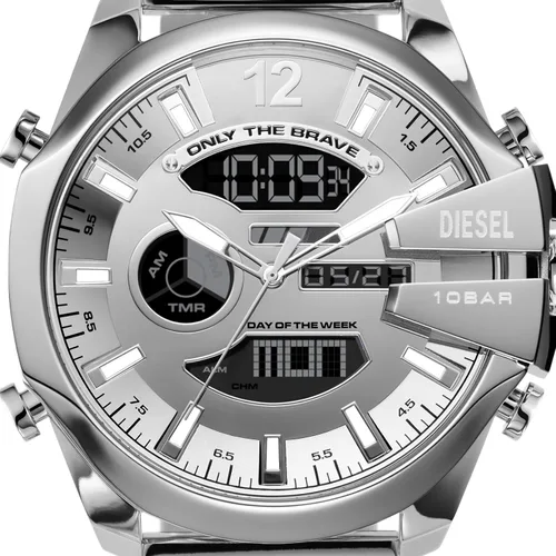 Miniatura 4 de Diesel Mega Chief Reloj analógico y digital de silicona - DZ4552