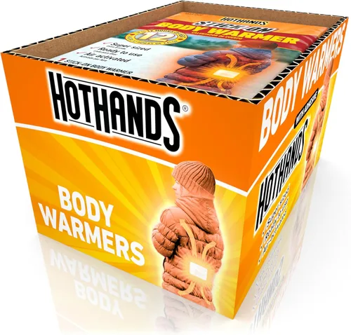 HotHands - Calentadores corporales adhesivos de 12 horas, paquete a granel de calentadores activados por aire, 20 calentadores individuales, hasta