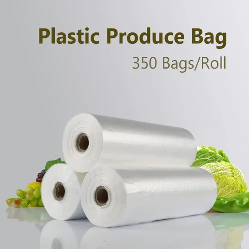 Miniatura 8 de OausTect Rollo de bolsa de plástico de 12 x 16 pulgadas, bolsas de almacenamiento de alimentos transparentes para frutas y verduras, 350 10 rollos