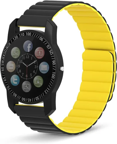 Miniatura 12 de Correa de reloj, correas magnéticas para reloj inteligente, correa de silicona de liberación rápida de 0.787 in 0.866 in correas de reloj