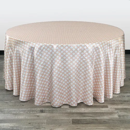 Miniatura 20 de YOUR CHAIR COVERS - Mantel redondo de satén de 120 pulgadas, color rubor, manteles de mesa redondos para mesas de banquete de 5 pies Blush