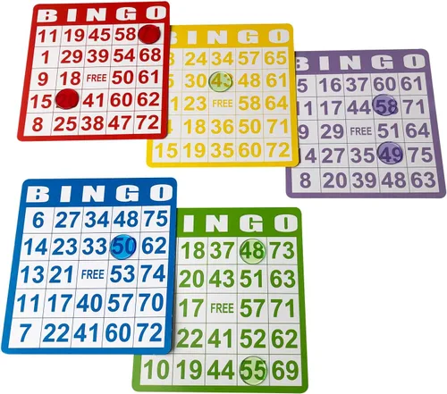 Miniatura 3 de Yuanhe 50 tarjetas de juego de bingo - Juego de bingo para niños, juegos de tarjetas de papel, escuela, aula, reunión familiar, actividad, viaje