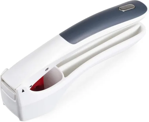 Zyliss Prensa de ajo fácil de limpiar, picadora y trituradora de ajo ligera y fácil de usar para preparación de alimentos y accesorios de cocina
