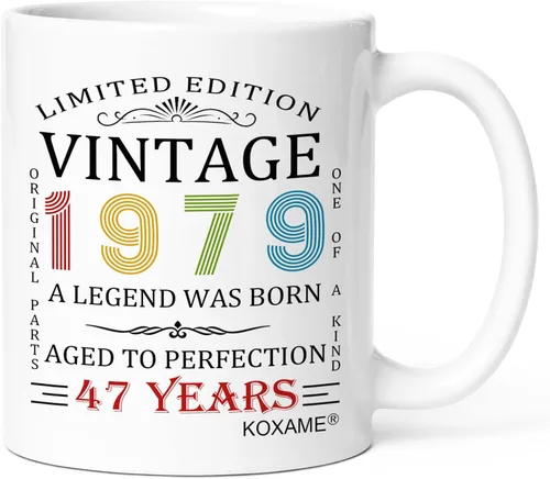 Miniatura 12 de Regalos de cumpleaños número 100 para hombres, taza de café vintage de 1926 de 11 onzas para mujeres, regalo de broma para hombre de 100 años