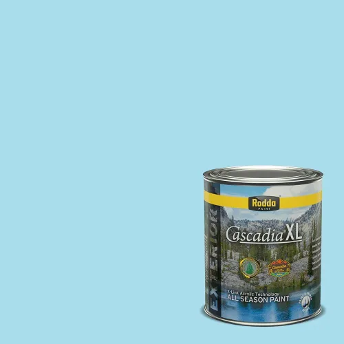 Miniatura 38 de Rodda Paint CASCADIA XL - Pintura satinada e imprimación para exteriores en uno, cuarto de galón, idea abstracta