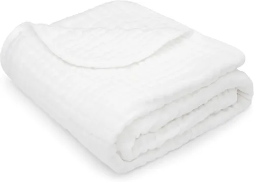 Miniatura 20 de Comfy Cubs - Manta de muselina para bebés, recién nacidos y niños pequeños, 6 capas algodón suave ligero, grande 40 x 40 pulgadas, transpirable