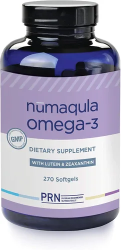 nūmaqula - Suplemento Omega 3 – 270 cápsulas blandas, suministro para 90 días – Forma de triglicérido Omega 3 reesterificado con luteína y