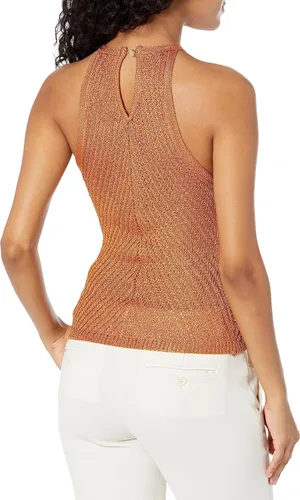 Miniatura 2 de GUESS Top sin mangas con cordón Alexie Lurex para mujer