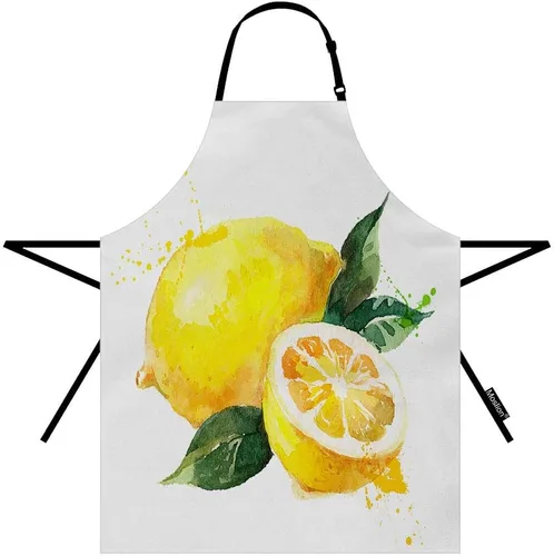 Miniatura 26 de Moslion Apron 31x27 Inch Kitchen Chef Waitress Cook Aprons Bib with Adjustable Neck for Women Men