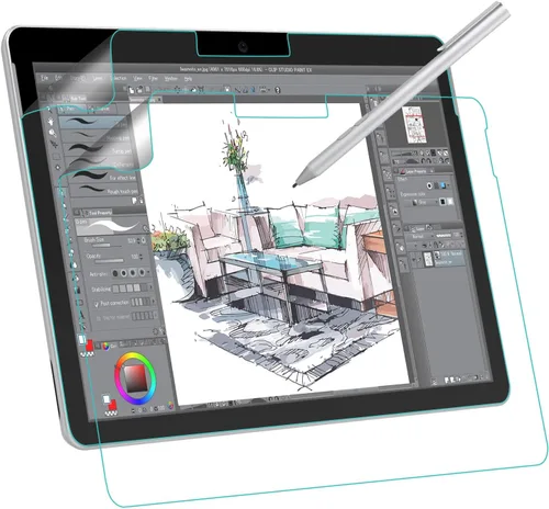 Miniatura 10 de Moko Protector de pantalla similar al papel para Surface Go, escribe, dibuja y dibuja con el lápiz Surface como en papel, película PET antirreflejo