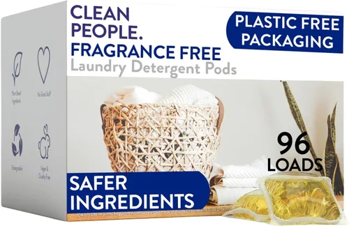 Miniatura 11 de The Clean People Cápsulas de detergente para ropa - Envase reciclable, hipoalergénico, lucha contra las manchas - Jabón de ropa ultraconcentrado