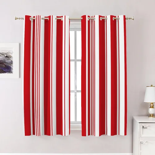 Miniatura 189 de Cortinas opacas de poliéster multicapa para cafetería, con diseño de diamantes, 2 unidades, 26 x 24 pulgadas