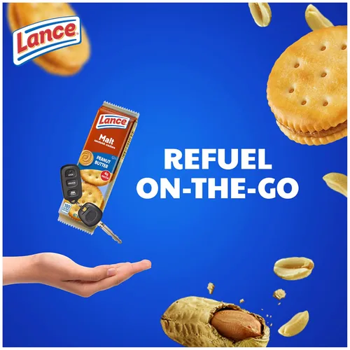 Miniatura 5 de Lance Galletas tipo sándwich, malta con mantequilla de maní, caja de 8