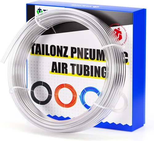 Miniatura 9 de TAILONZ PNEUMATIC Air Line DOT - Tubo de nailon neumático negro de 1/2 pulgada (32.8 pies), manguera de nailon
