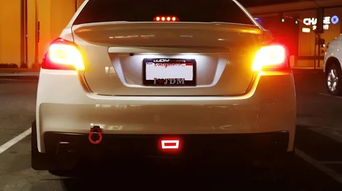 Miniatura 7 de Juego de luces LED antiniebla y traseras 3 en 1 iJDMTOY (luz trasera, luz de freno, luz de marcha atrás) para Subaru Impreza WRX STI o XV Crosstrek