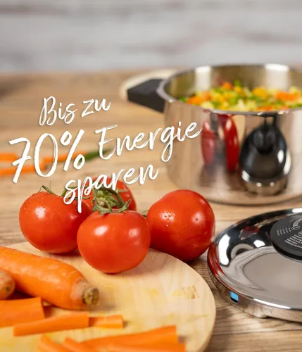 Miniatura 2 de Kuhn Rikon Duromatic Classic NEO - Olla a presión de mango largo de 5 L, hecha en Suiza, ultrarrápida y eficiente energéticamente, base súper
