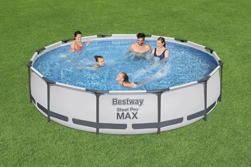 Miniatura 2 de Bestway Steel Pro MAX - Juego de piscina de tierra de 1 pie x 30 pulgadas