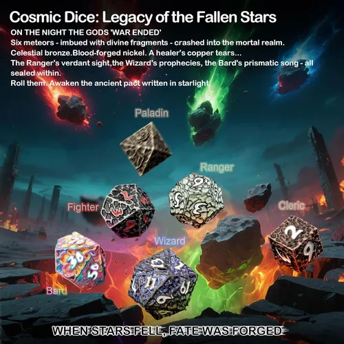 Miniatura 6 de Haxtec - Juego de dados de metal DND, dados poliédricos D&D compatibles con Dungeons and Dragons, regalo TTRPG, dados de metal bronce antiguo