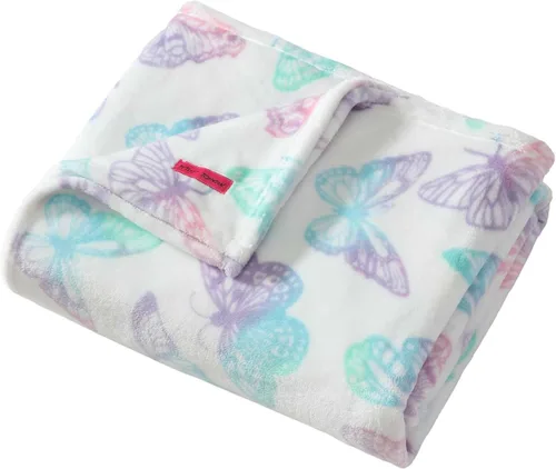 Miniatura 26 de Betsey Johnson - Manta para sofá o cama, manta súper suave y extragrande de aspecto audazmente mullido (corazón punteado rosa, 50" x 70")