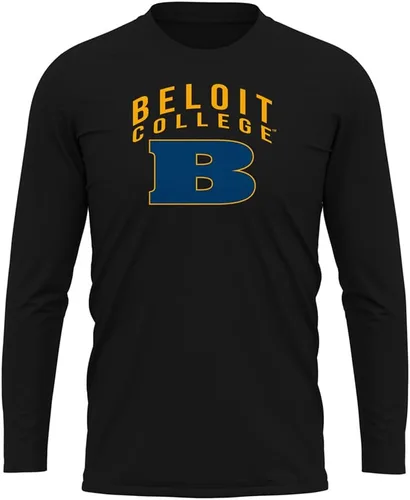 Miniatura 244 de Camisa deportiva de manga larga oficial de la NCAA Collegiate para hombre, colección negra con logotipo primario
