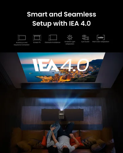 Miniatura 6 de NEBULA Proyector inteligente Cosmos 4K SE, Nebulamaster, alto brillo con Dolby Vision, pantalla de 200 pulgadas, 1800 lúmenes ANSI, HybridBeam