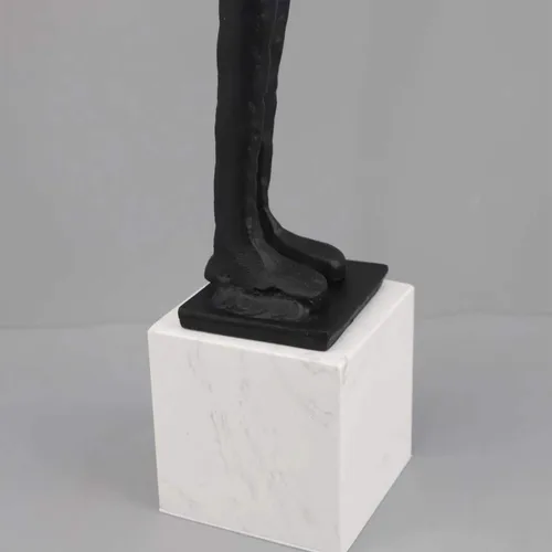 Miniatura 9 de Estatua de ángel sin cabeza de metal famoso de 20 pulgadas en pedestal blanco para exhibición del museo y decoración del hogar