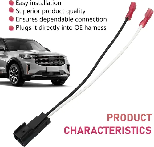 Miniatura 3 de 4 piezas de arnés de cableado de altavoz de auto, adaptador de conector de altavoz para puerta delantera trasera, piezas de reemplazo 72-5600