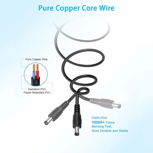Miniatura 9 de Cargador de 5V para Sony SRS-XB30 SRS-XB41 SRS-BTS50 SRS-M55 SRS-TD60 AC-E05030 Altavoz portátil DC 5V 3A Adaptador de fuente de alimentación
