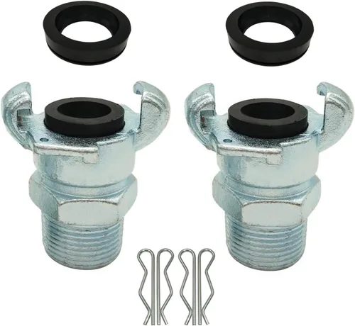 Miniatura 8 de Manguera de aire de hierro NPT, acoplamiento universal, accesorio Chicago (0.75, NPT hembra)