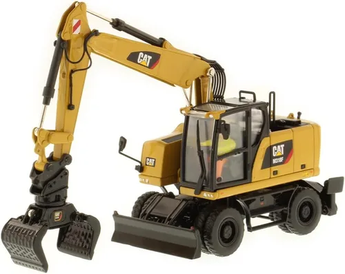 Miniatura 2 de Excavadora con ruedas Caterpillar M318F 1:50 - Serie High Line de Diecast Masters - 85508