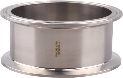 Miniatura 7 de DERNORD Tubo de carrete sanitario con extremos de abrazadera, tubo redondo sin costuras de acero inoxidable 304 con brida de virola de triple