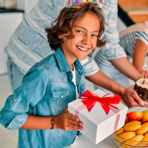 Miniatura 5 de Joyas y tarjetas de regalo de cumpleaños para hombres, adolescentes, niños, pulsera náutica negra, regalo de feliz cumpleaños para 13, 14, 15, 16