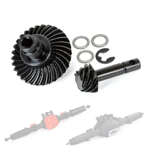 Engranaje cónico RC, 30/8T Heavy Duty Overdrive Bevel Gear Set para 1/10 RC Crawler Axial SCX10 II AR44/45 Capra Portal Axle Piezas de repuesto