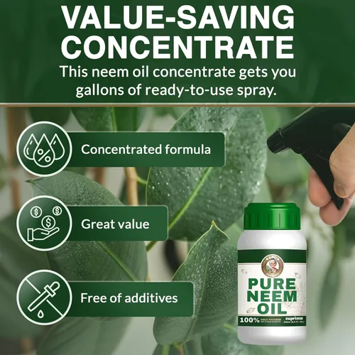Miniatura 3 de Aceite de Neem Puro de Nani's para Plantas Concentrado - Diluir para Usar como Spray de Aceite de Neem Orgánico para Plantas, Uso Exterior e