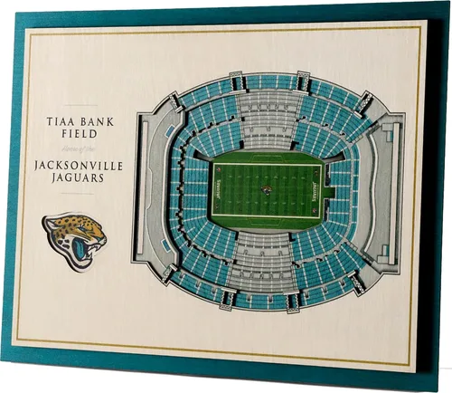 Miniatura 17 de YouTheFan Arte de pared de 5 capas con vista del estadio de la NFL