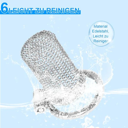 Miniatura 7 de Chastity Device - Juego de 3 anillos y bloqueo invisible de malla metálica para pene para adultos, juguetes sexuales BDSM, dispositivos de bondage
