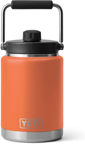Miniatura 12 de YETI Rambler Jarra de Medio Galón, Aislada al Vacío, A Prueba de Fugas, Acero Inoxidable con MagCap Rosa (Tropical Pink)