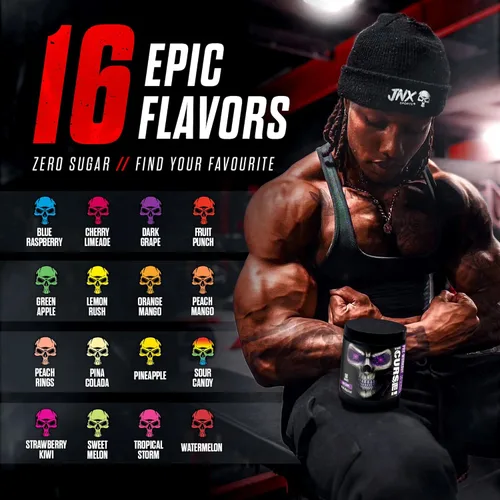 Miniatura 6 de JNX SPORTS The Curse! Polvo de preentrenamiento con sabor a sandía con creatina, preentrenamiento de energía extrema para hombres y mujeres, 30