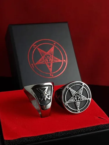 Miniatura 5 de Iglesia de Satanás - Sello del Anillo Baphomet