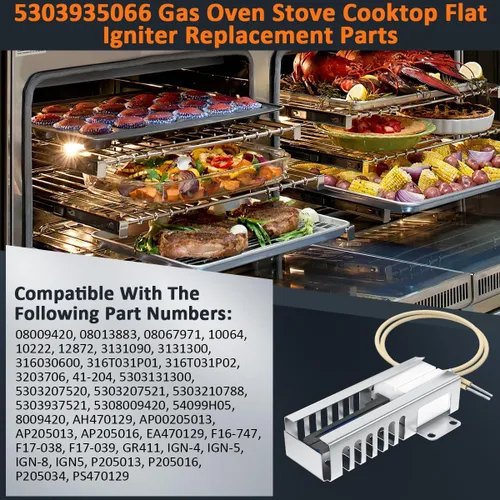 Miniatura 5 de Repuesto de encendido para 5303935066 Electrolux Kenmore Frigidaire Horno Estufa, WB13K21 WB2X9998 AP2150412 PS470129 41-205, Norton-501a Horno