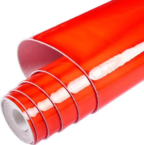 Miniatura 8 de HGUAN Tela de vinilo holográfica de 7.8 x 53 pulgadas, 1 rollo de hojas de piel sintética adecuadas para lazos, aretes de cuero y otros artículos