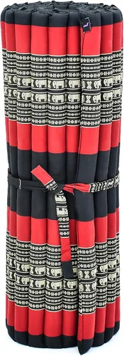 Miniatura 3 de Leewadee - Kapok Roll Mat – Colchón plegable hecho a mano para dormir y relajación de Tailandia, ideal como cama de invitados, esterilla de camping